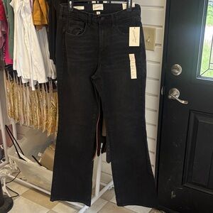 5/$8 Universal Thread Black Flare & Wide Leg Jeans